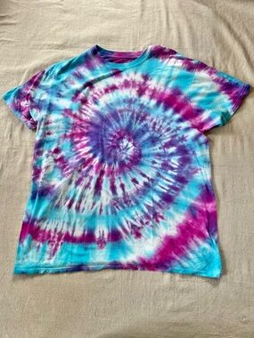 2/$20 George Short Sleeve Cotton Tie Dye T-Shirt Size XL